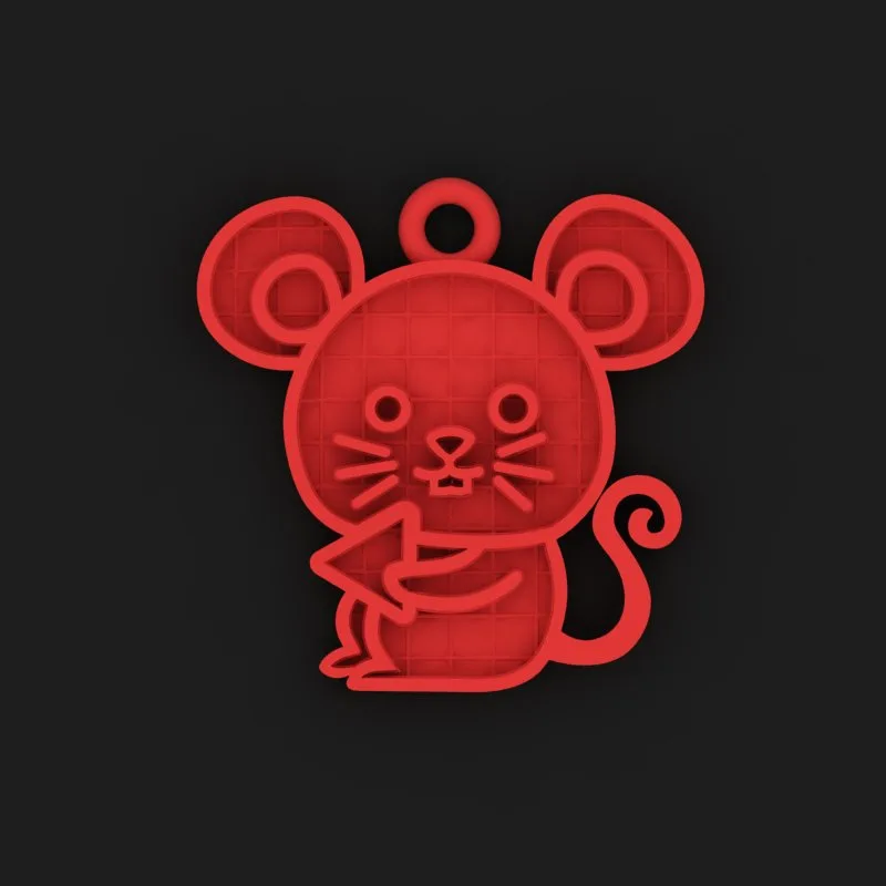 Kids' Pendant Code N-KIDS-M-24 3D Model — image 2