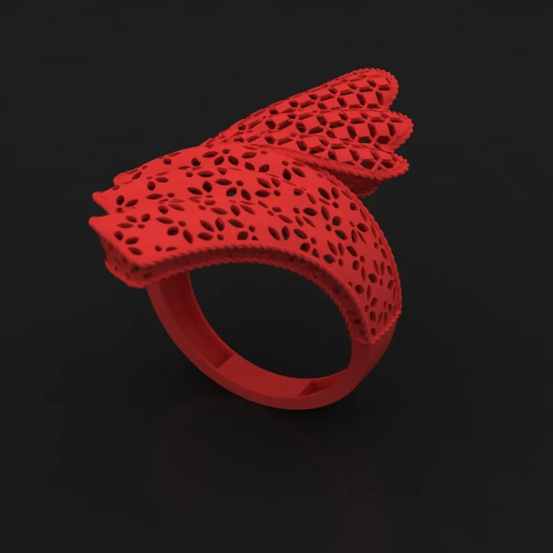 Cut Khor Aineh Fyvzhn Ring R-T-180 3D Model