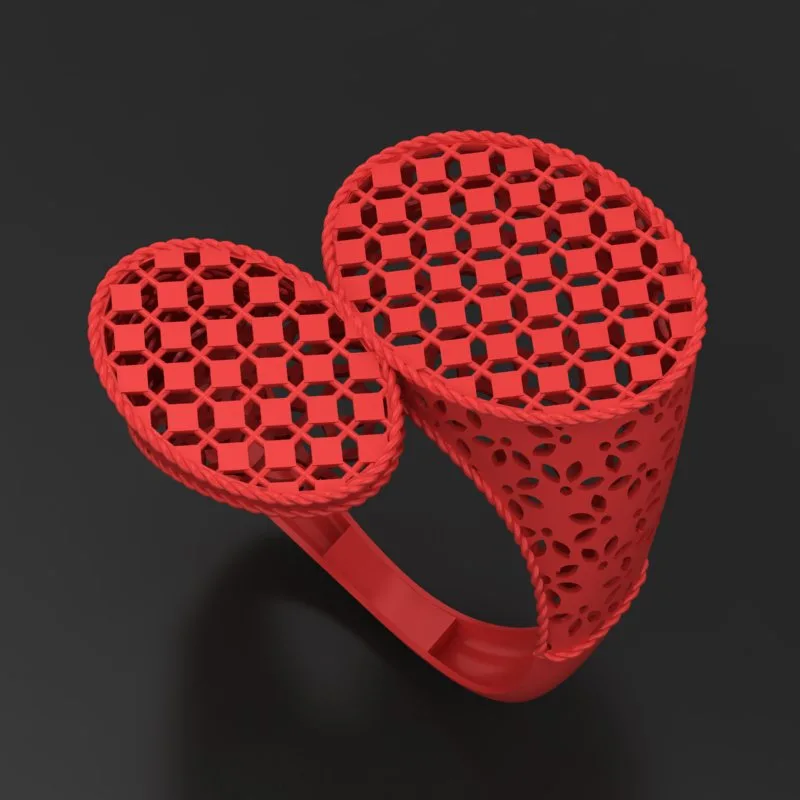 Cut Khor Aineh Fyvzhn Ring R-T-23 3D Model