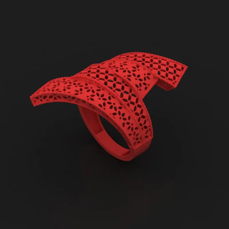 Cut Khor Aineh Fyvzhn Ring R-T-178 3D Model