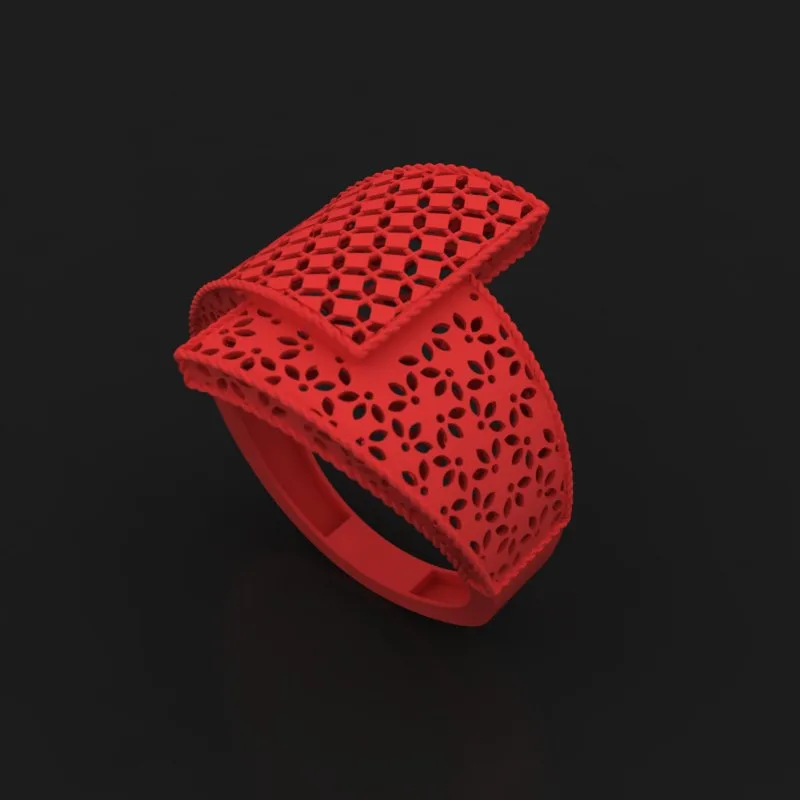 Cut Khor Aineh Fyvzhn Ring R-T-223 3D Model