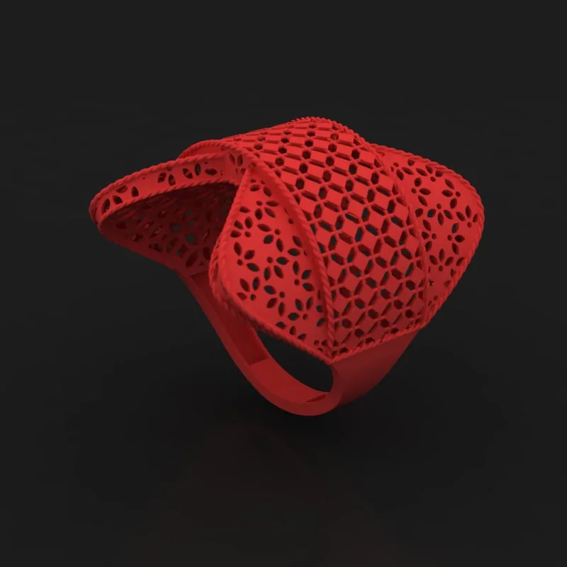 Cut Khor Aineh Fyvzhn Ring R-T-145 3D Model