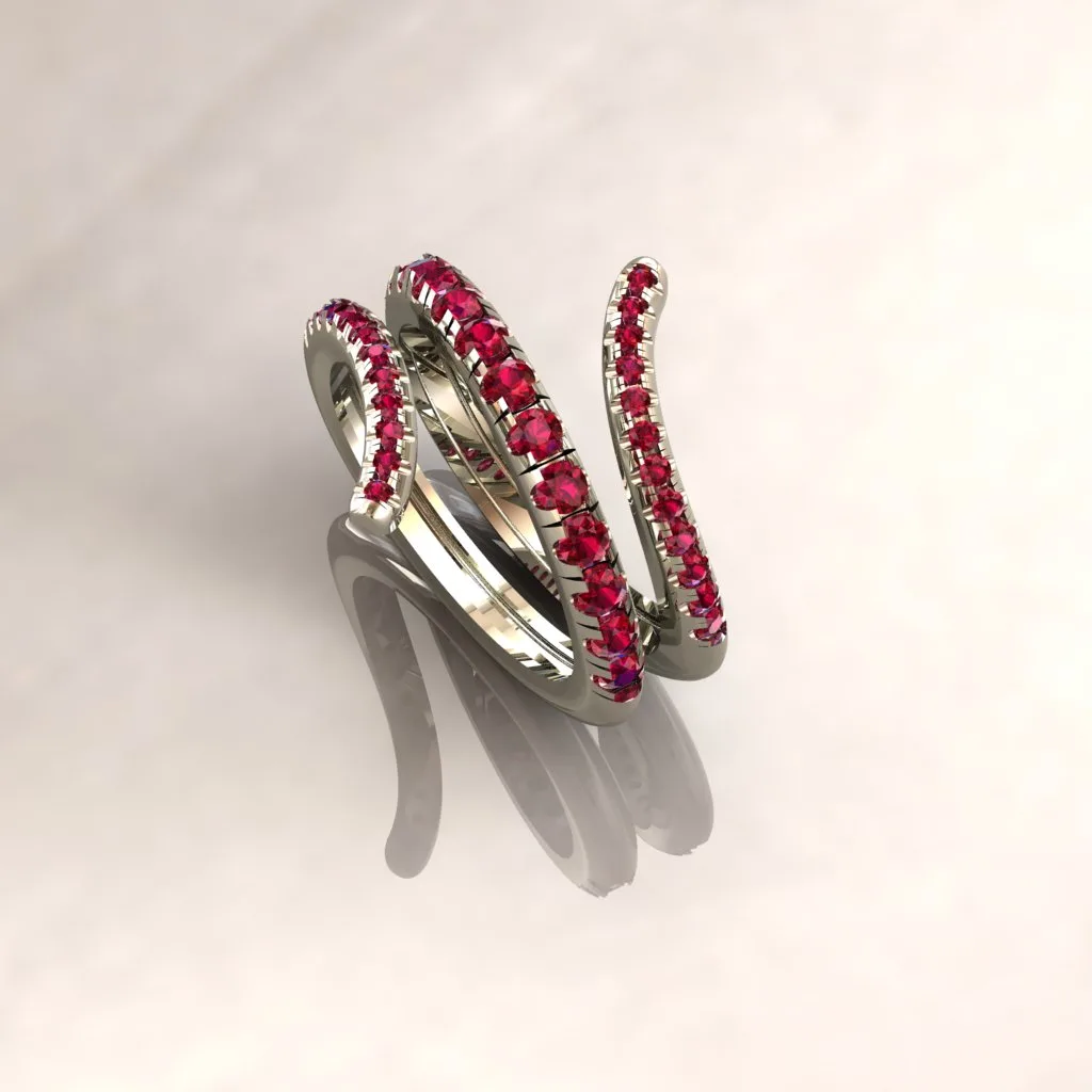 Minimal Twist Ring Jewelry 001 3D Model — image 3