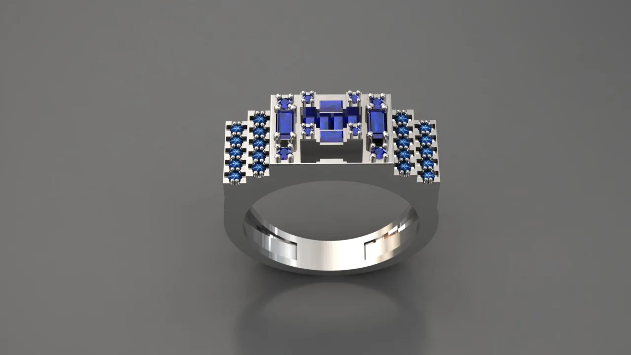 Men's Ring Jewelry 3D Model — image 2