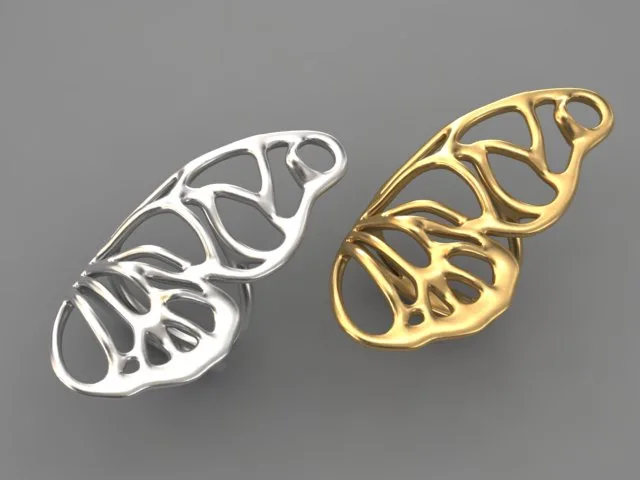 Butterfly Ai Ring 3D Model