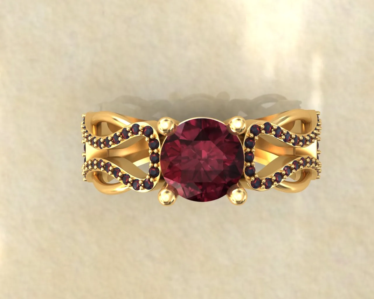 Bridal Ring Code 01 3D Model