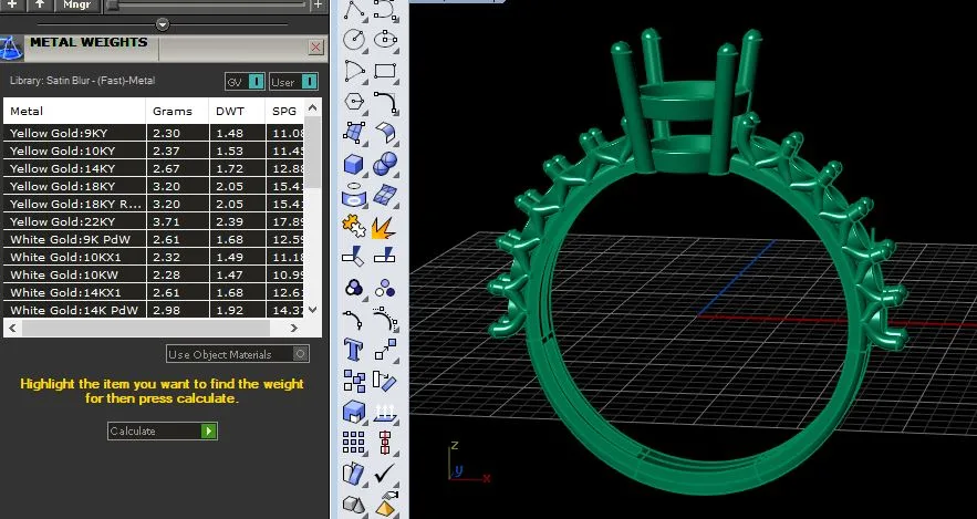 Ring Solitaire Ring Code 3 3D Model — image 8