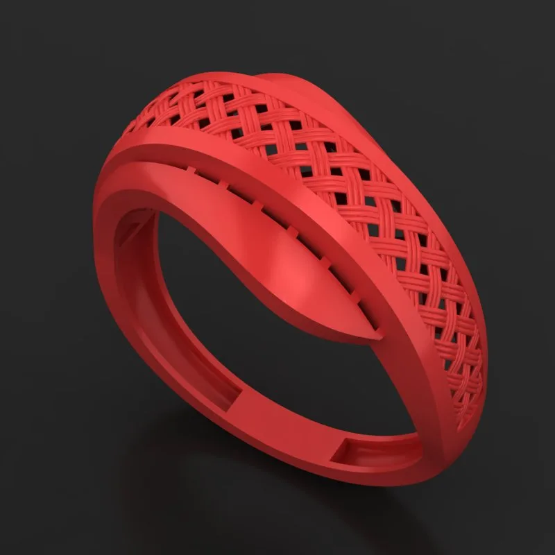 Cut Woven Tori Khor- Ring r-hasiri-13 3D Model