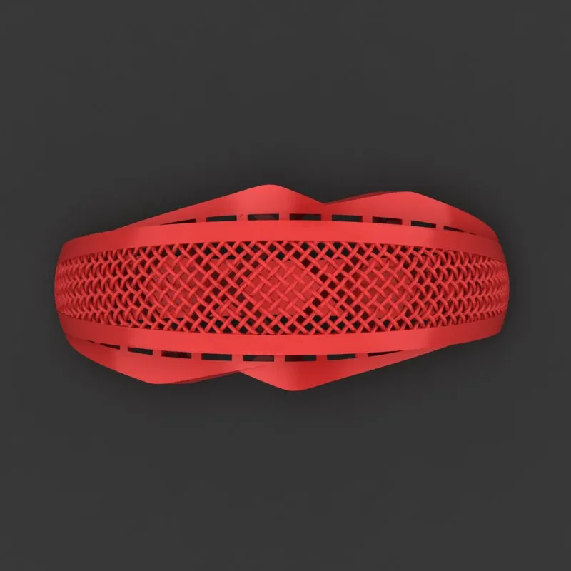 Cut Woven Tori Khor- Ring r-hasiri-18 3D Model — image 2