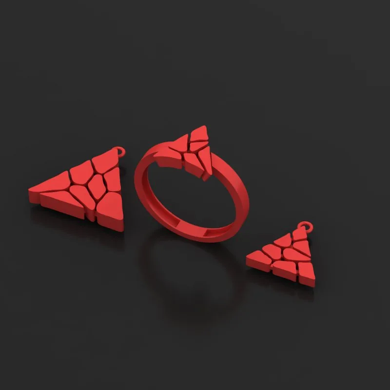 Polki Half Set Code N-polaki-13 3D Model