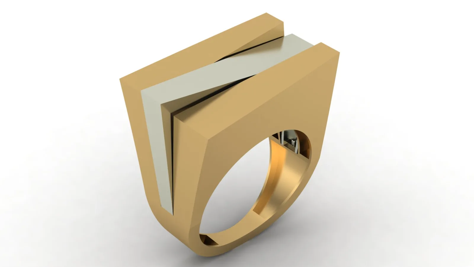 Modern Ring 3D Model — image 3