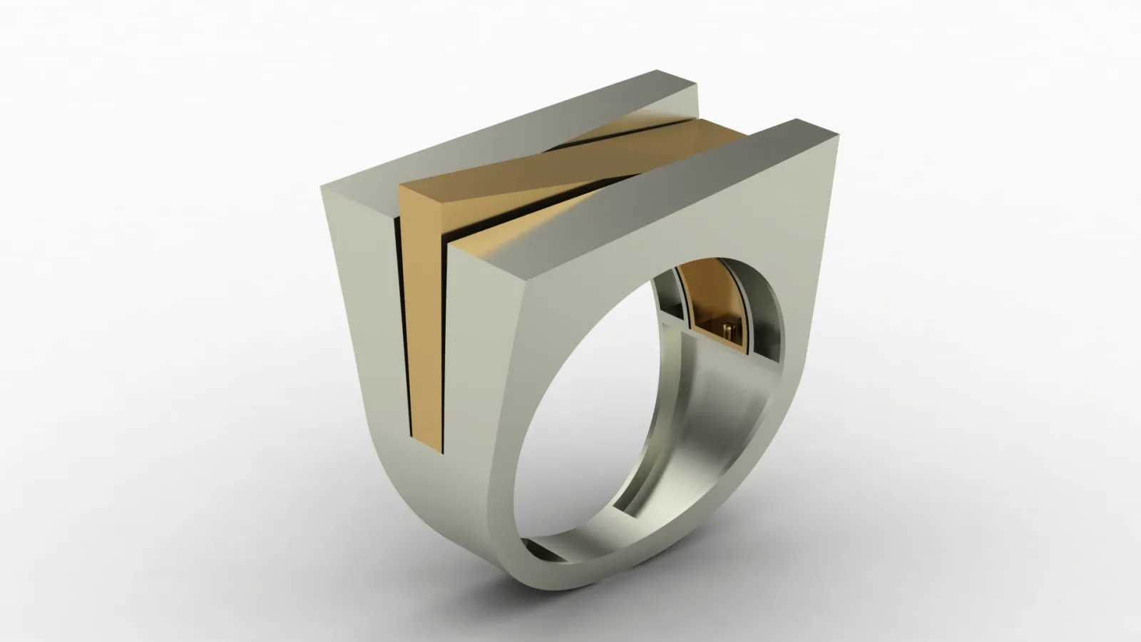 Modern Ring 3D Model — image 5