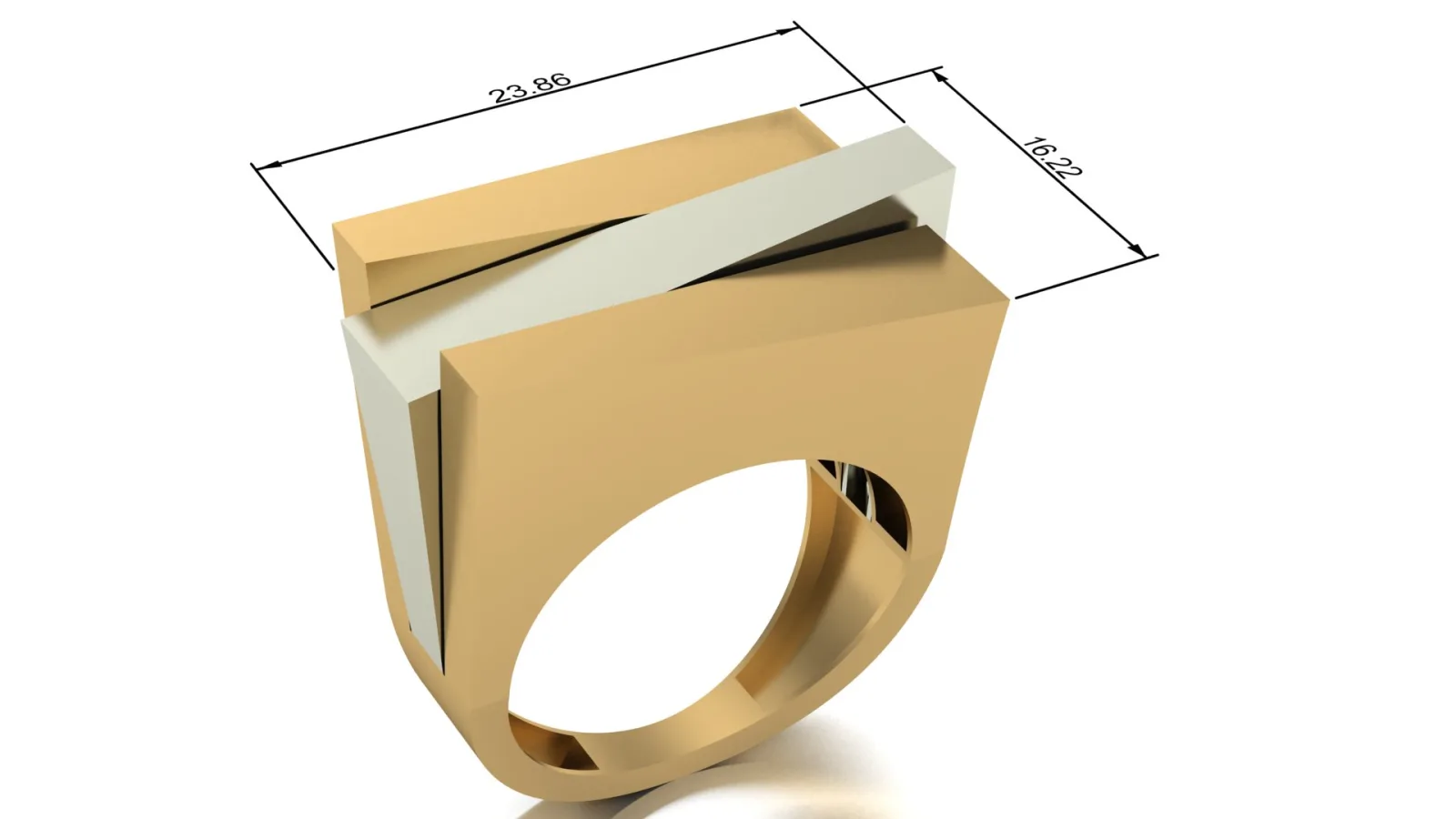 Modern Ring 3D Model — image 4