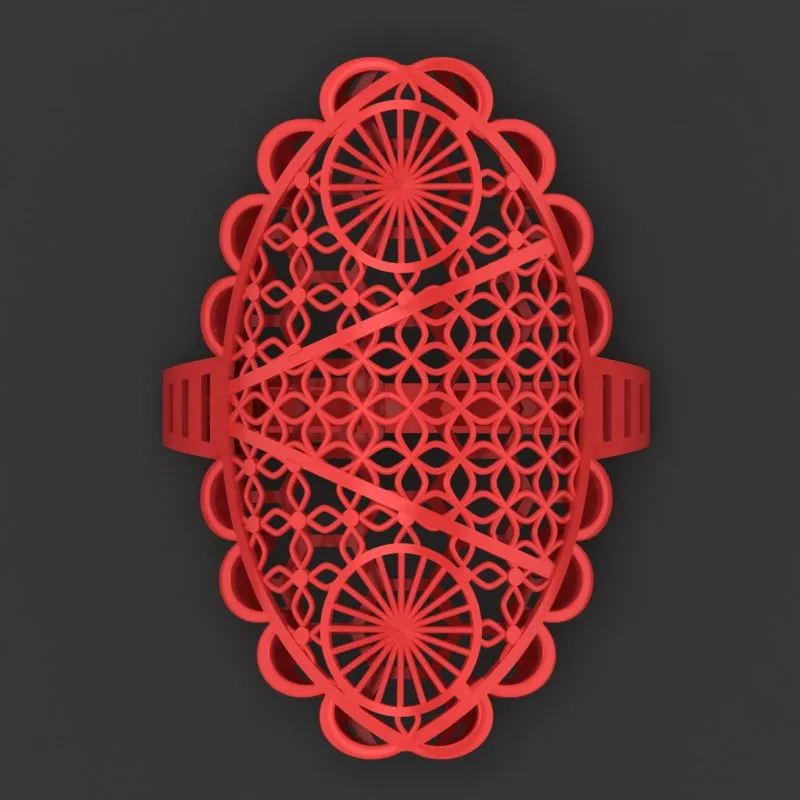Cut Arabic Fyvzhn Khor Ring Code F-T-A07 — image 2