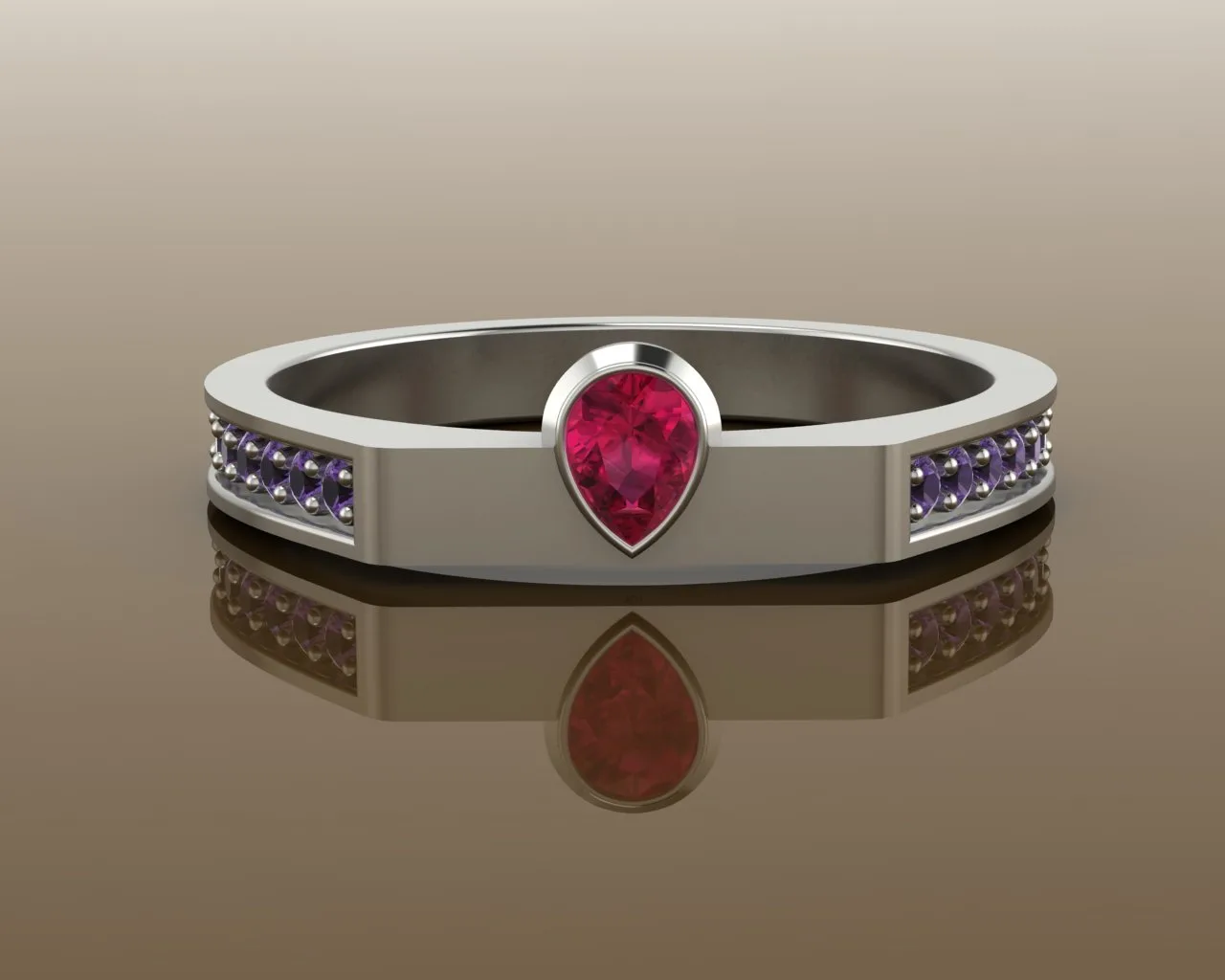 Asil Ring Code 02 3D Model