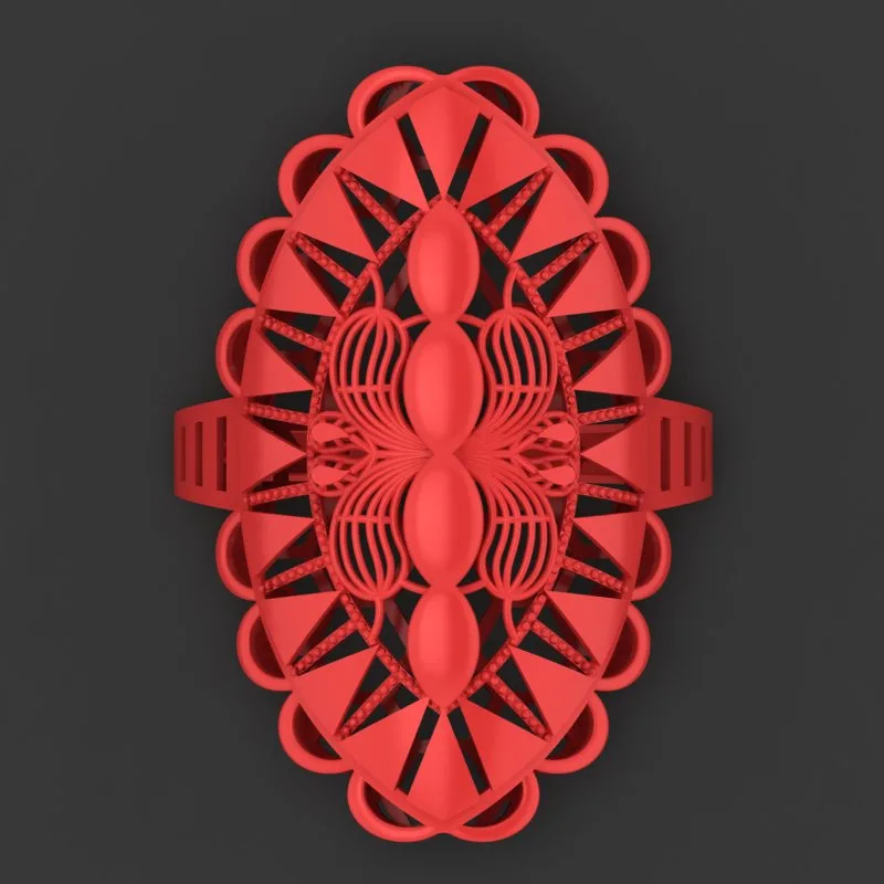 Cut Arabic Fyvzhn Khor Ring Code F-T-A08 — image 2