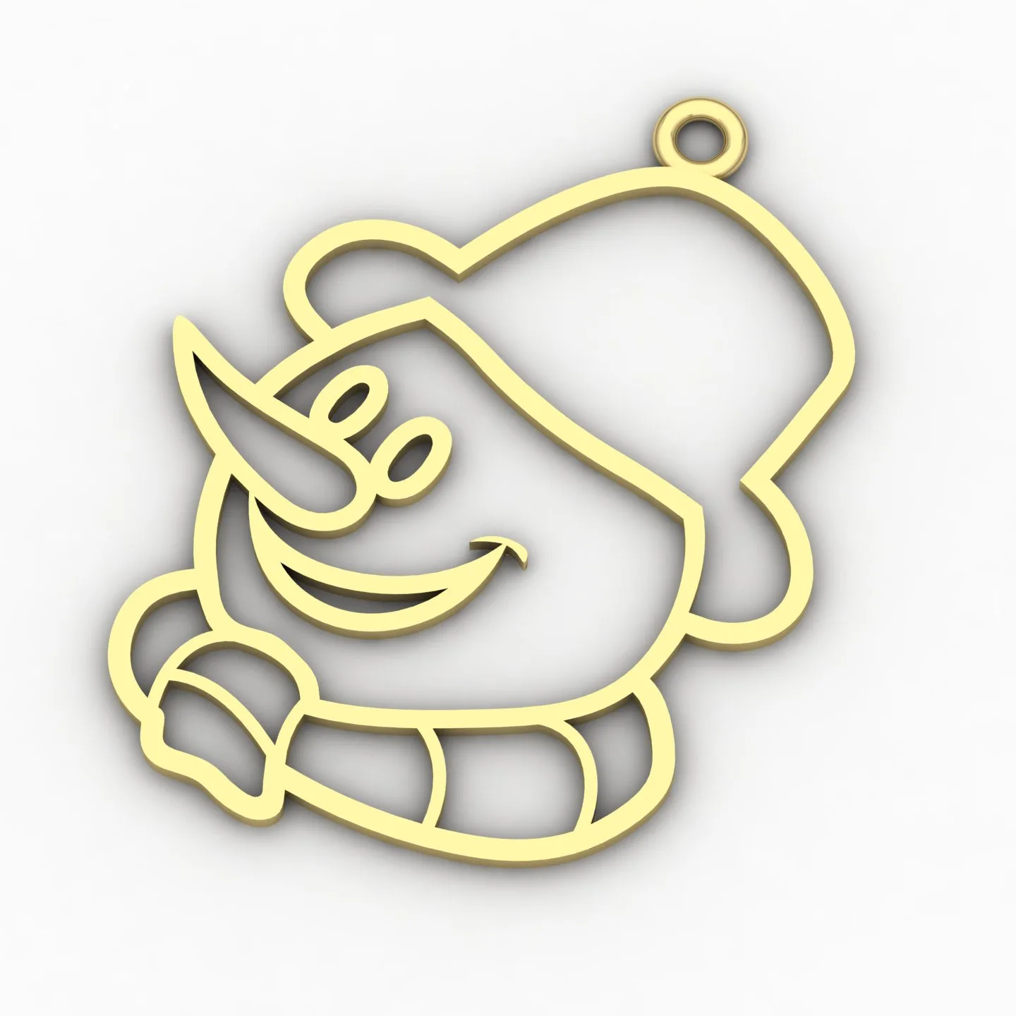 Adm Barfi Pendant Code 02 3D Model — image 2
