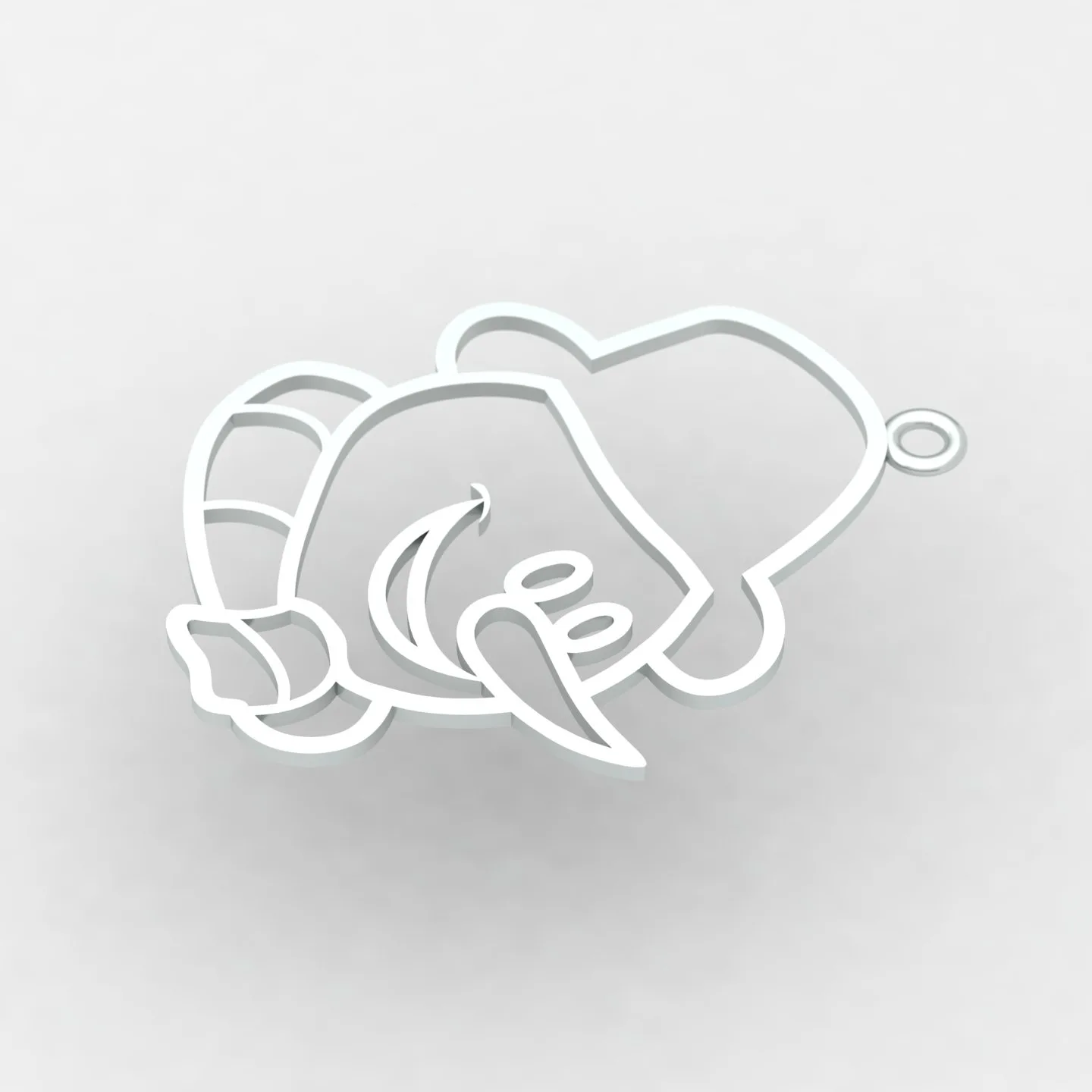 Adm Barfi Pendant Code 02 3D Model — image 4