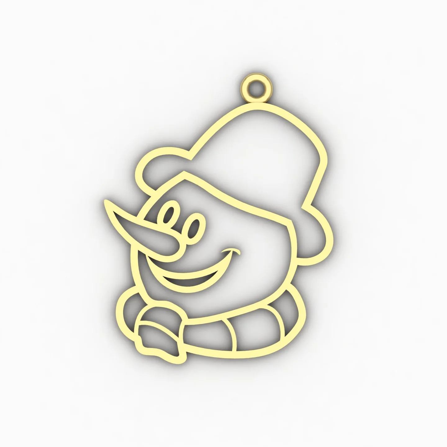 Adm Barfi Pendant Code 02 3D Model