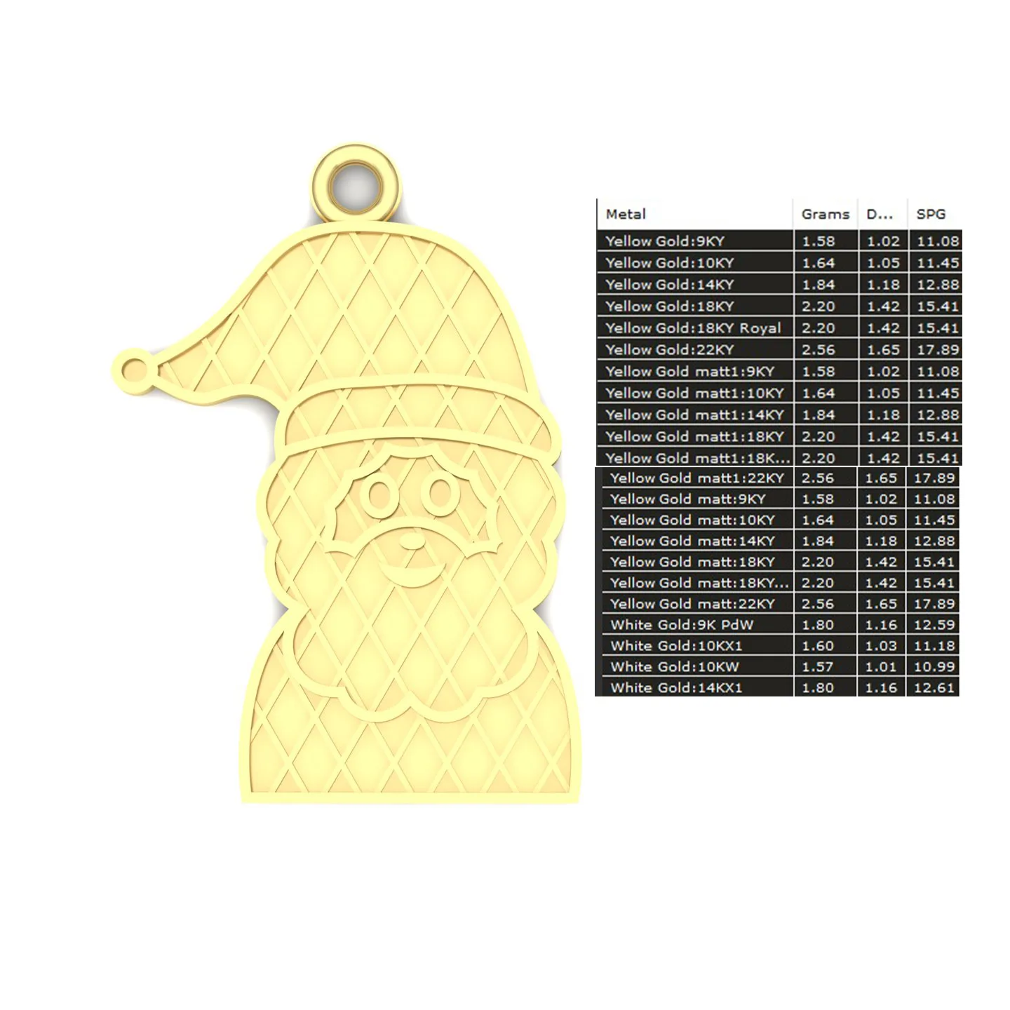 Kids' Babanoyl Pendant Code 02 3D Model — image 9