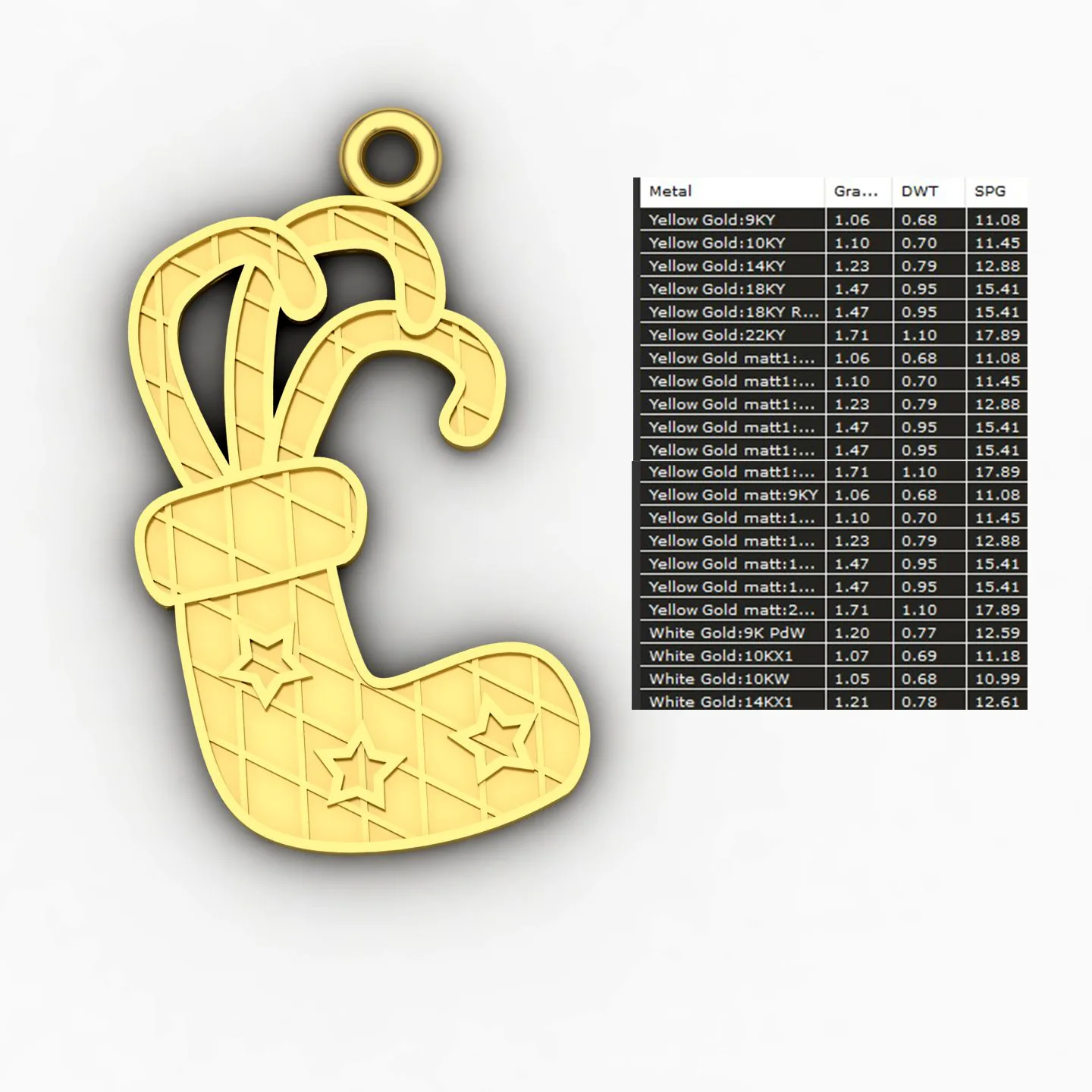 Enamel Khor Karismsi Pendant Code 01 3D Model — image 2