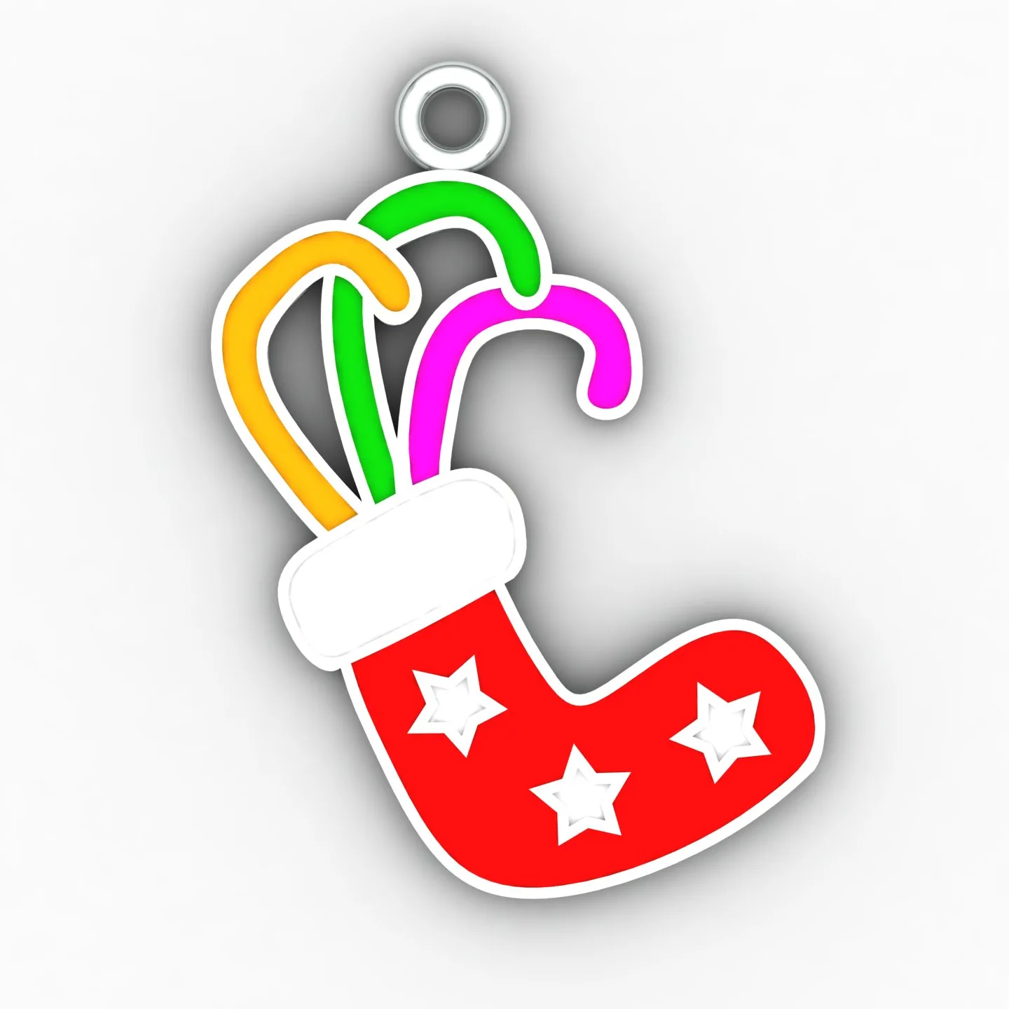 Enamel Khor Karismsi Pendant Code 01 3D Model — image 6