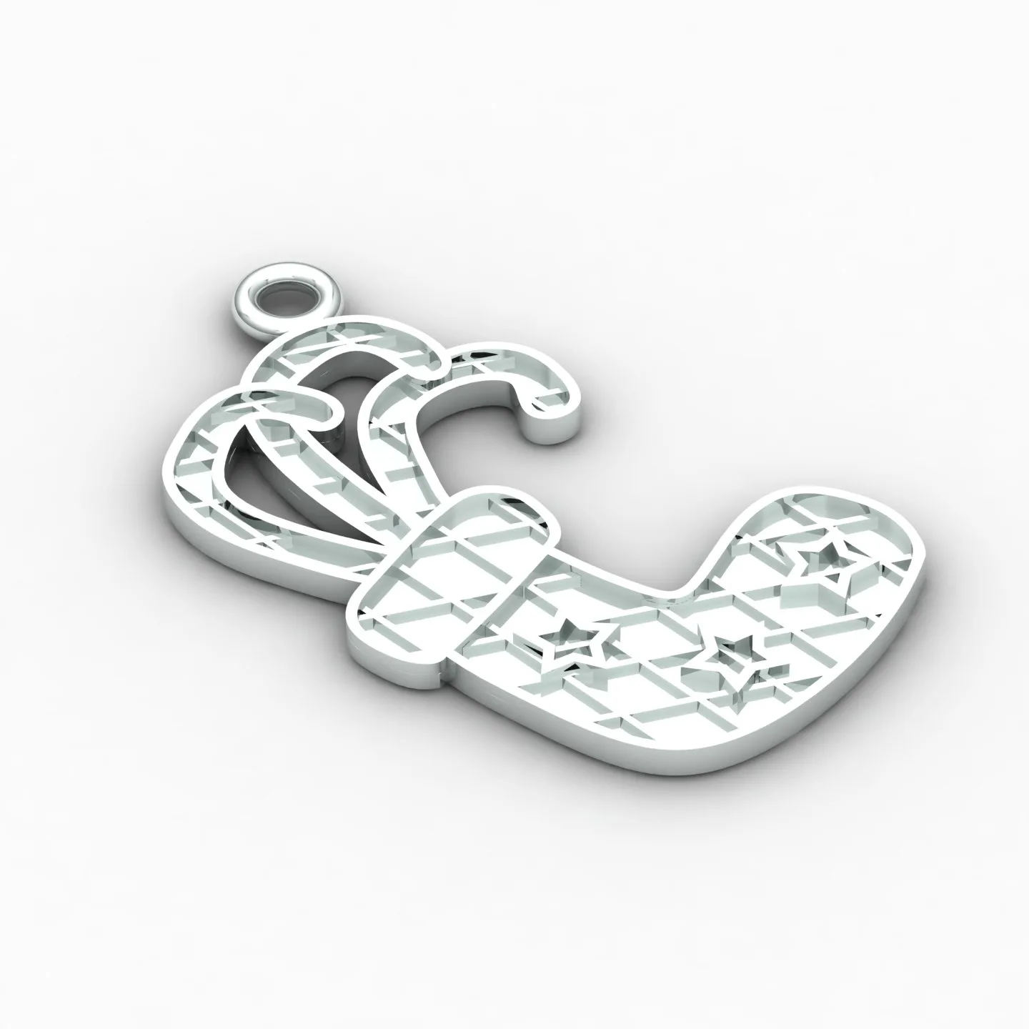 Enamel Khor Karismsi Pendant Code 01 3D Model — image 7