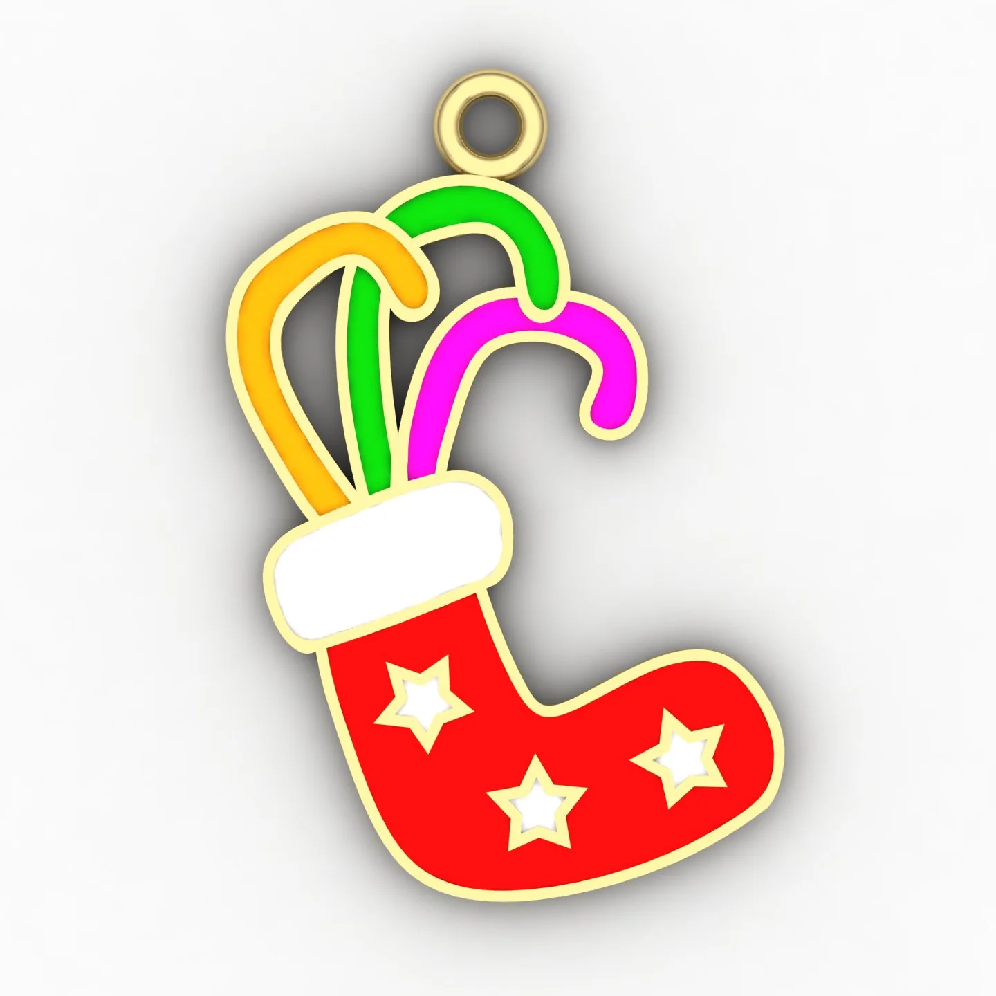 Enamel Khor Karismsi Pendant Code 01 3D Model