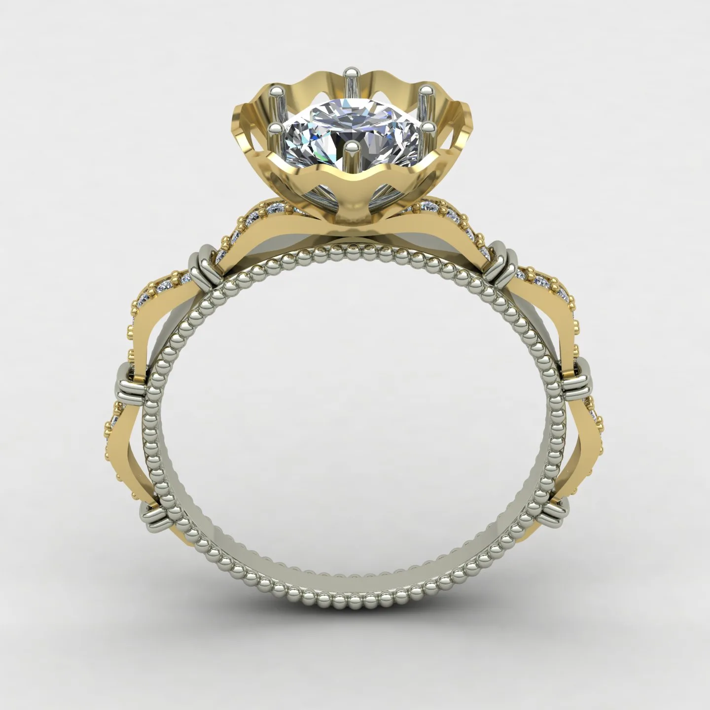 Ring Solitaire Ring Code 09 3D Model — image 11