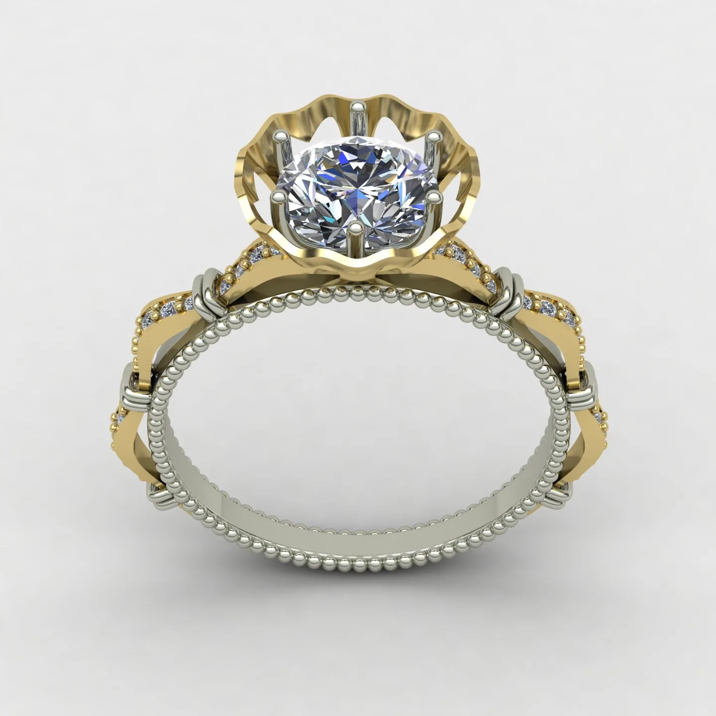Ring Solitaire Ring Code 09 3D Model — image 10
