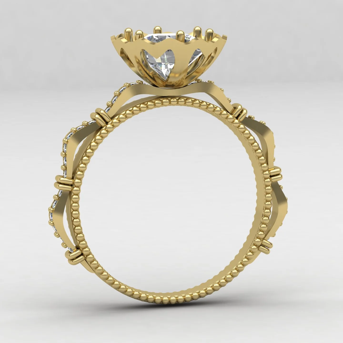 Ring Solitaire Ring Code 09 3D Model — image 5