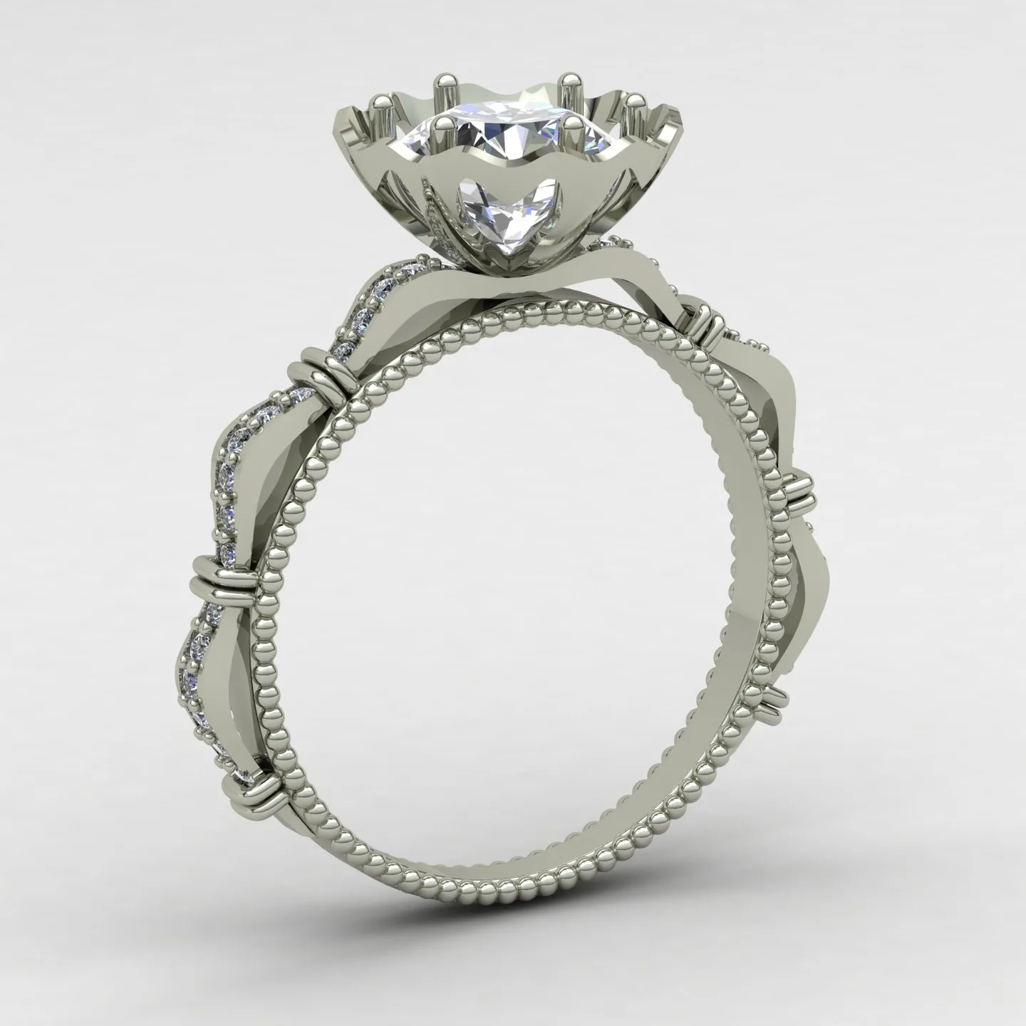 Ring Solitaire Ring Code 09 3D Model — image 4