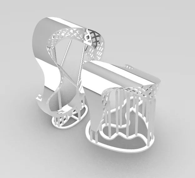 Tikeh Aineh Ai Ring 2 Code 04 3D Model