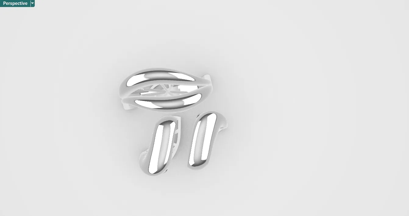 Tikeh Aineh Ai Ring 3 Code 01 3D Model