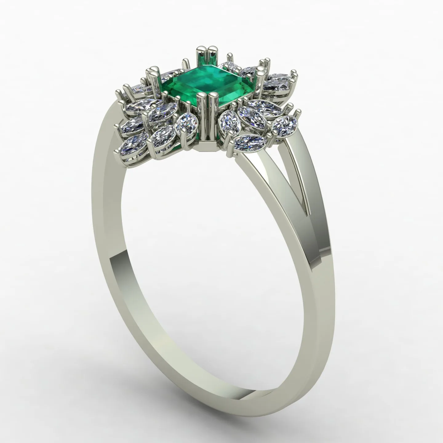 Women's Sabdi Ring Code 03 3D Model — image 10