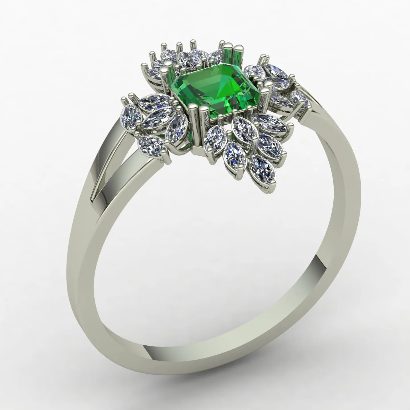 Women's Sabdi Ring Code 03 3D Model — image 2