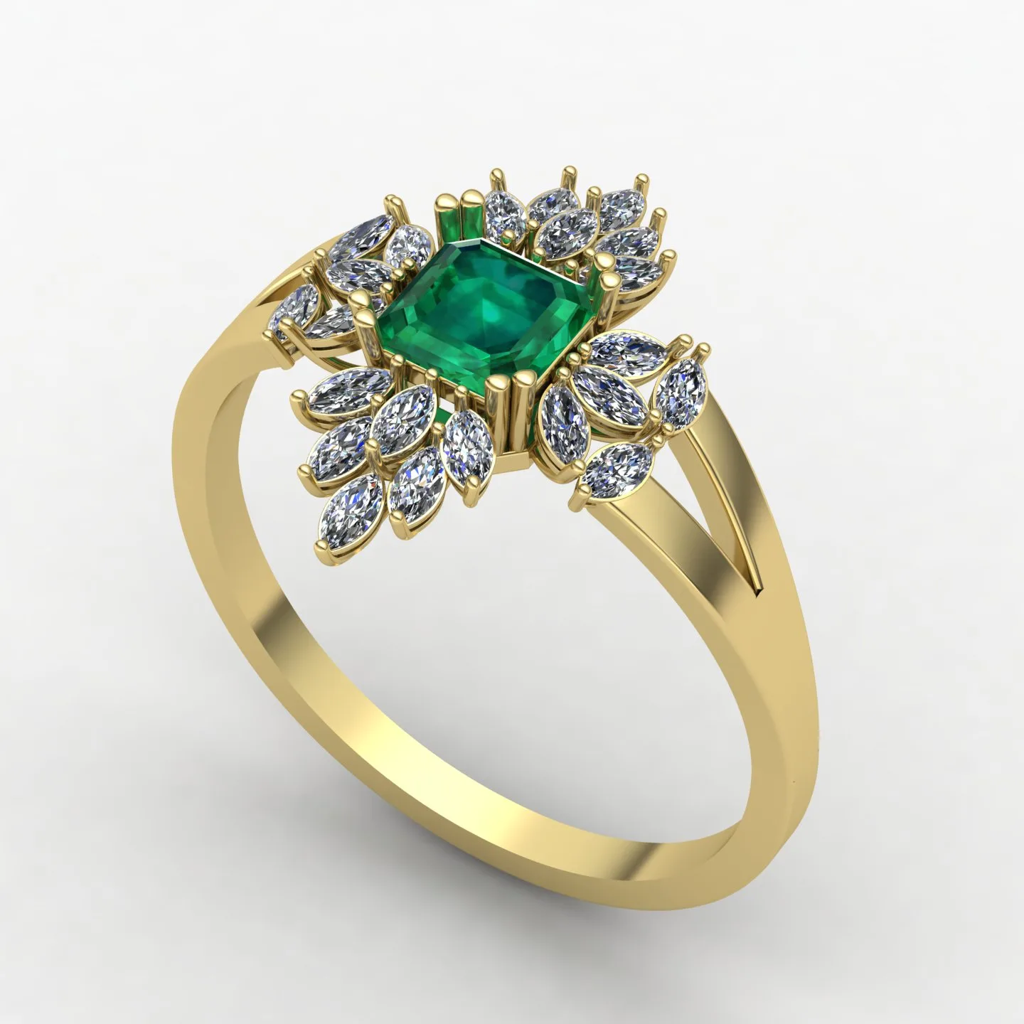 Women's Sabdi Ring Code 03 3D Model — image 9