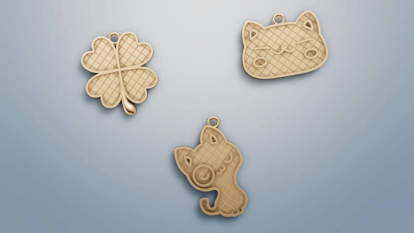 Kids' Enamel Pendant 3D Model