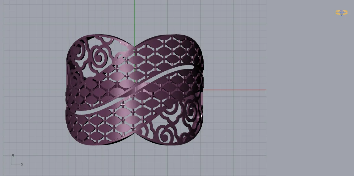 Tarashkhor Ring Code 2 3D Model — image 3