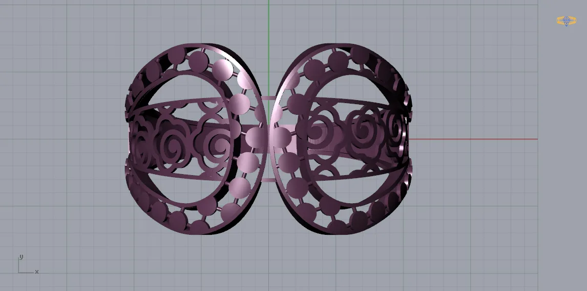 Tarashkhor Ring 02 3D Model