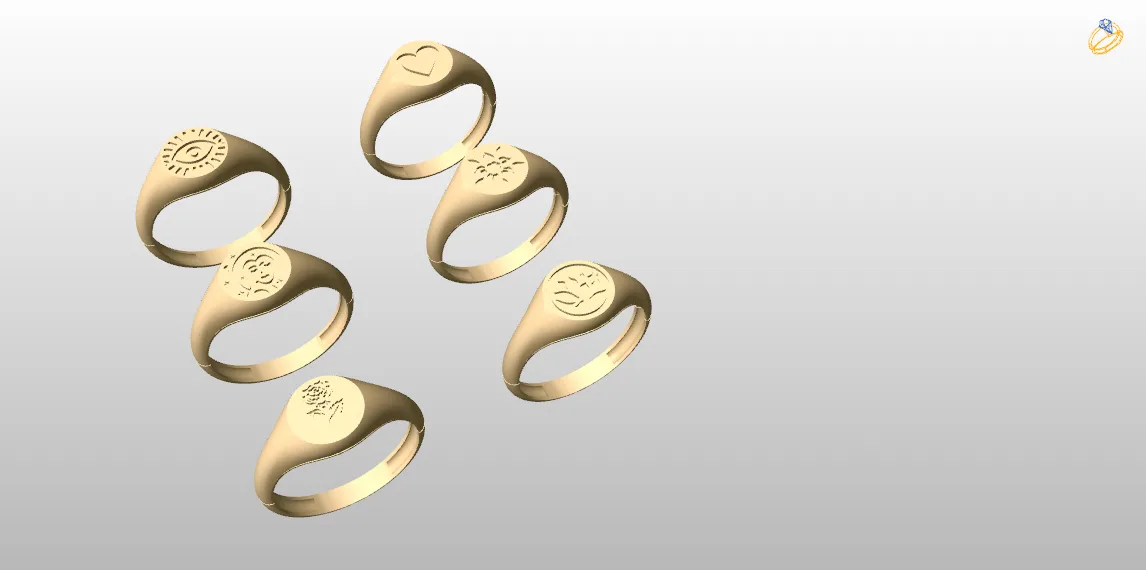 Minimal Ring Piece 6 3D Model — image 2
