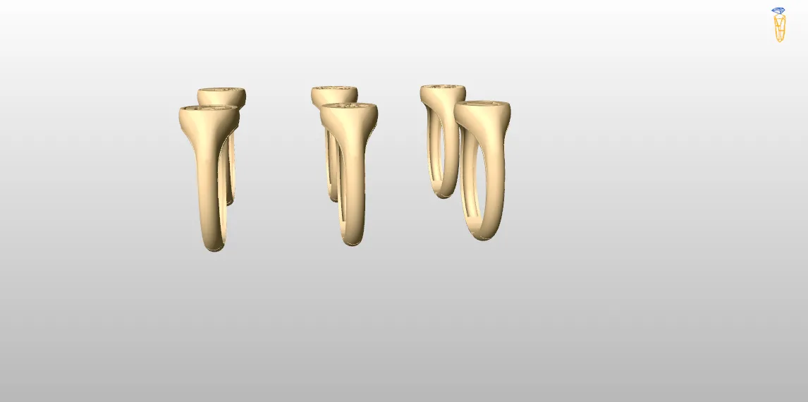 Minimal Ring Piece 6 3D Model — image 4