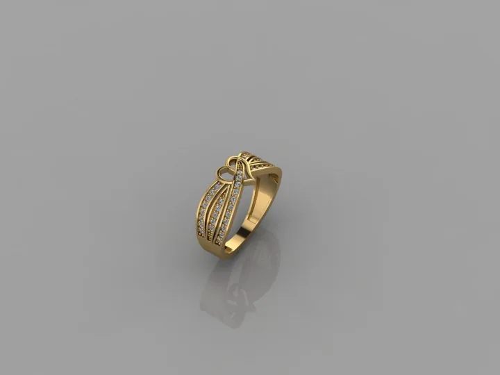 Heart Ring 01 3D Model — image 6
