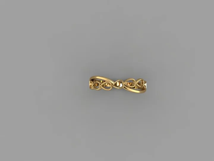 Heart Ring 02 3D Model — image 4