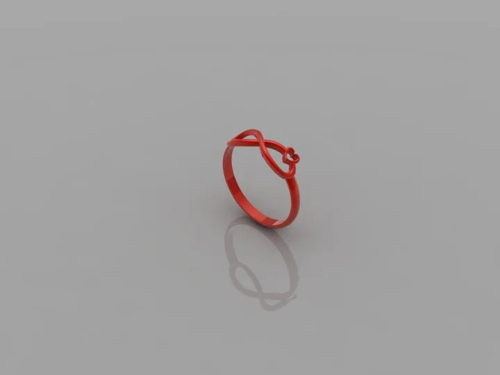 Heart Ring 03 3D Model — image 5