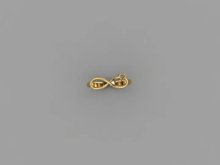 Heart Ring 03 3D Model — image 4