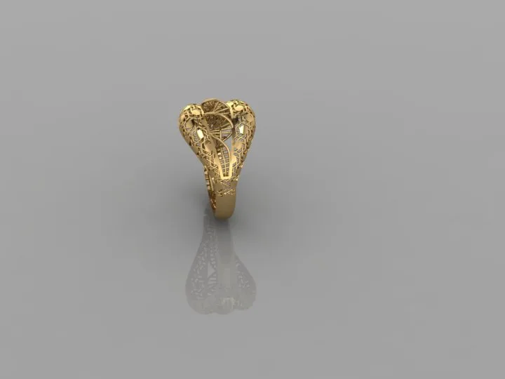 Cut Khor Ring 3D Model — image 2