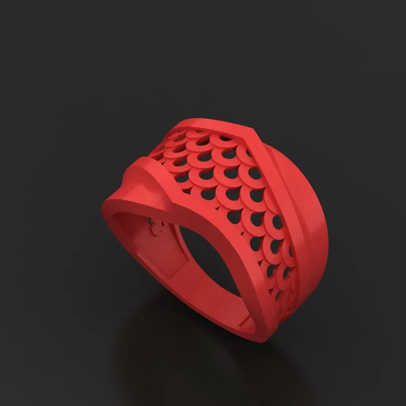 Cut Khor Aineh Fyvzhn Ring R-T-153 3D Model