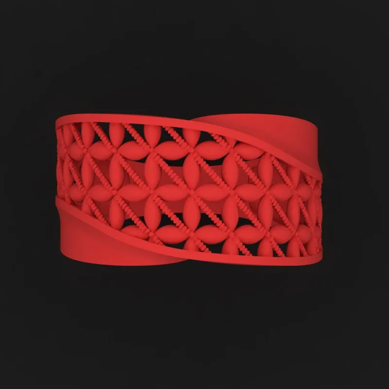 Cut Khor Aineh Fyvzhn Ring R-T-154 3D Model — image 2