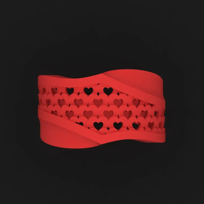 Cut Khor Aineh Fyvzhn Ring R-T-156 3D Model — image 2